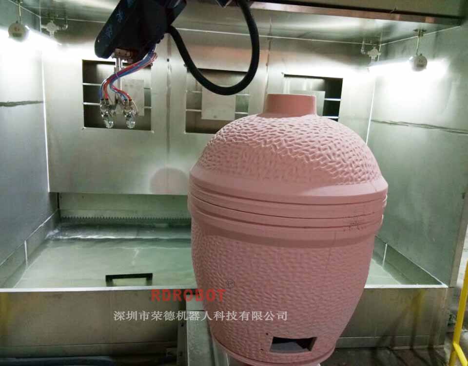 陶瓷灶具機器人噴漆設備